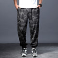 Breathable Stretchy Plus-Size Jogger With Drawstring Waist Mens Athletic Trousers Work Pants