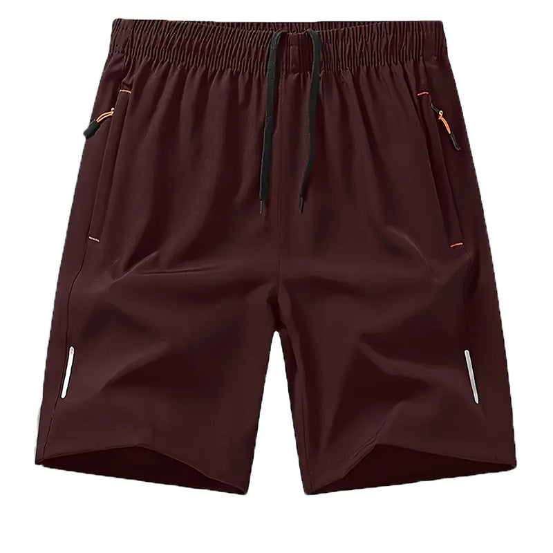 Ouma Summer Ice Silk Quick-drying Five-point Pants
