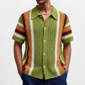 Mens Hollow-Out Crochet Knit Sweater From Europe And The US