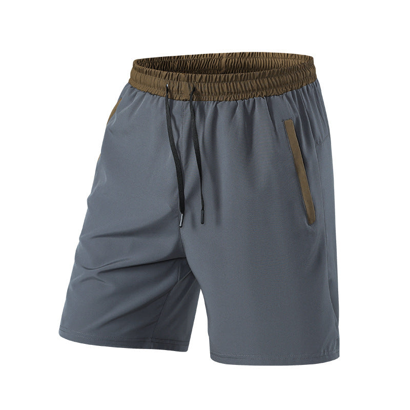 Men's Wide Waist Color Cropped Pants Casual Loose Track Pants