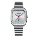 Unisex Square Couples Mesh-Strap Waterproof Watch