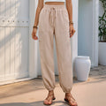 Women's Casual Ankle-Banded Trousers