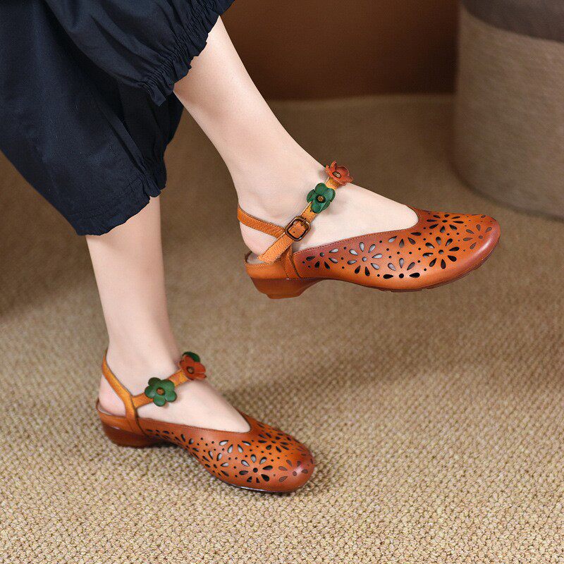 Summer New Handmade Mom Shoes