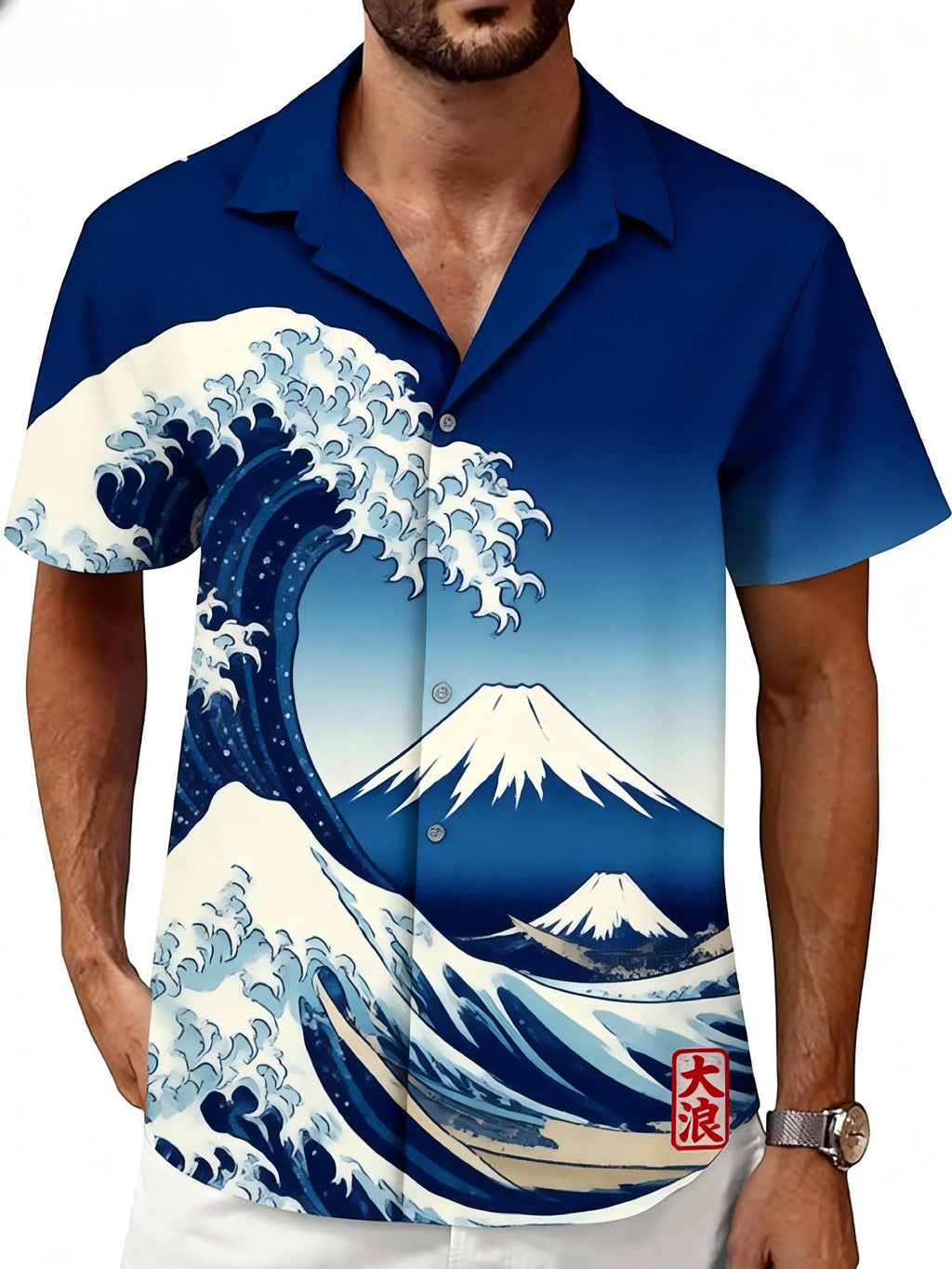 Men's Printed Casual Fashion Short-Sleeve