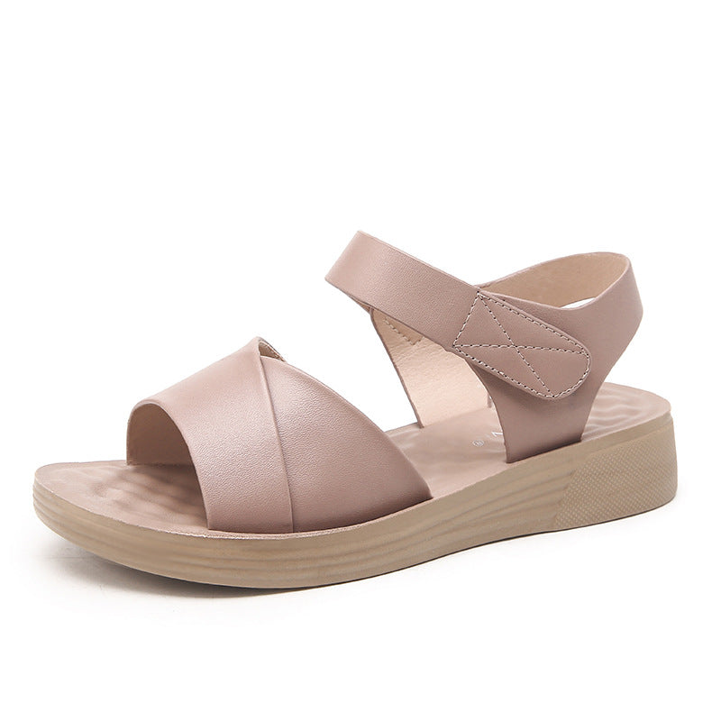 Middle Aged And Elderly Women's Non Slip Soft Soled Sandals