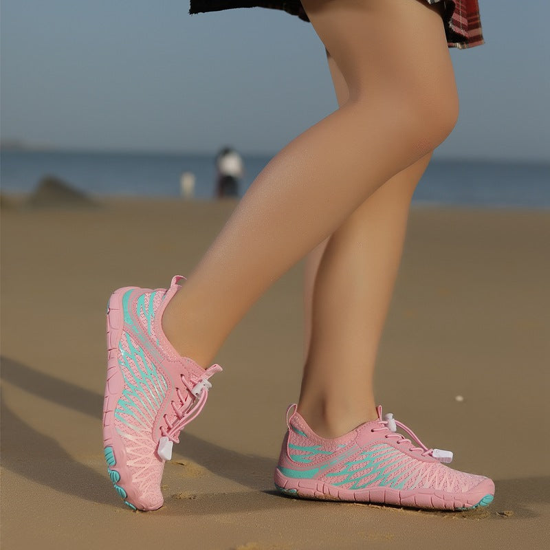 Quick-Entry Water-Resistant Anti-Slip Stream-Tracking Shoes Unisex Kids Shoes Cut-Resistant Breathable Beach Shoes