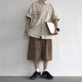 Japanese Retro Simple Casual Shorts Men