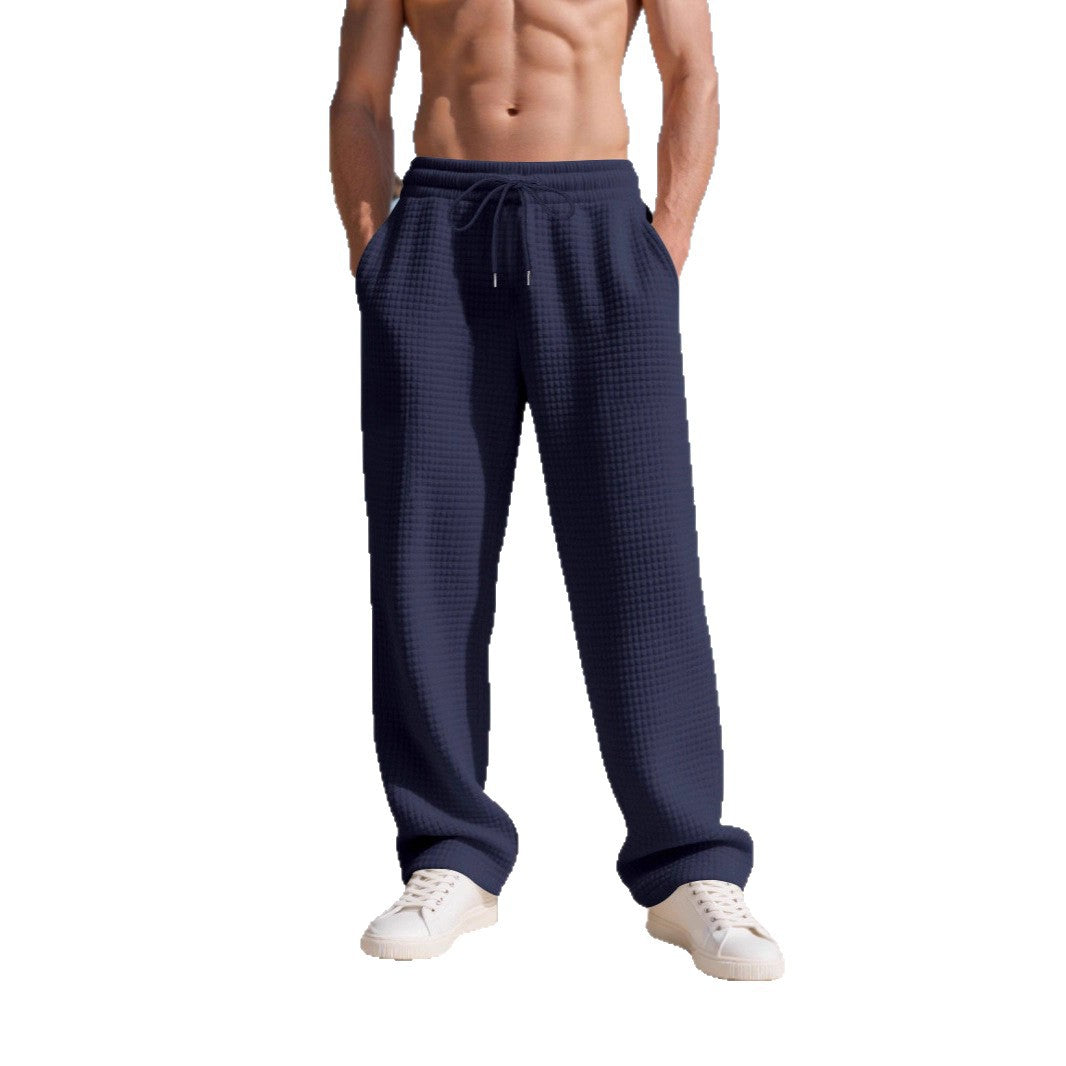 Men's Simple Commuter Casual Straight-Leg Pants