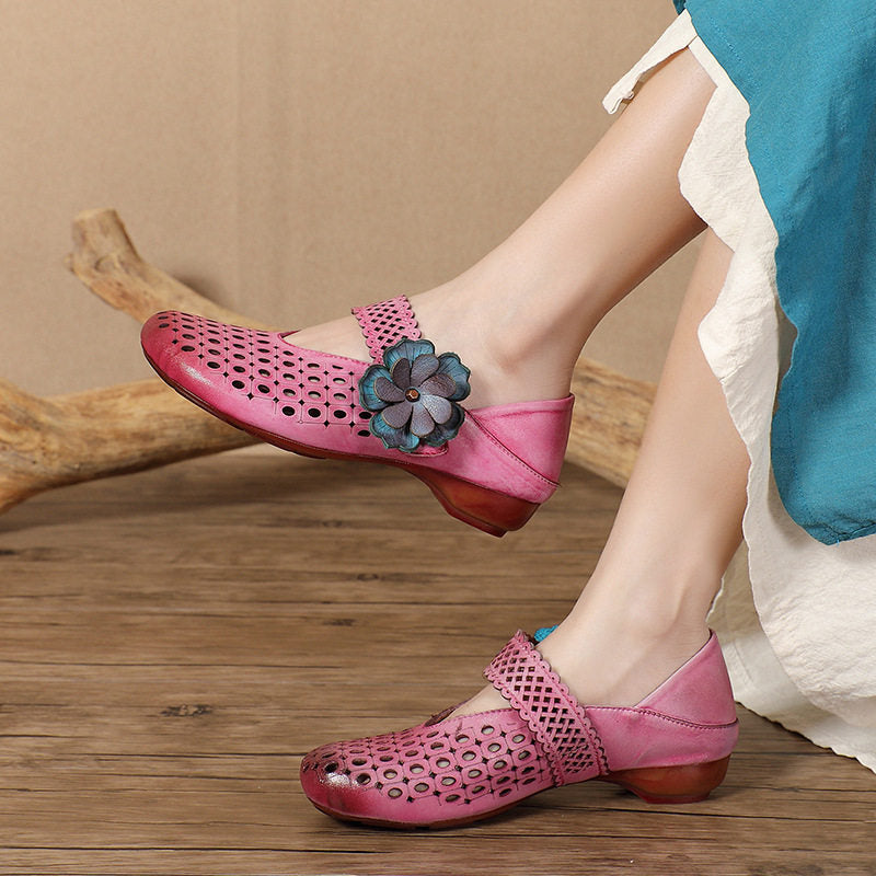 Summer New Handmade Mom Shoes