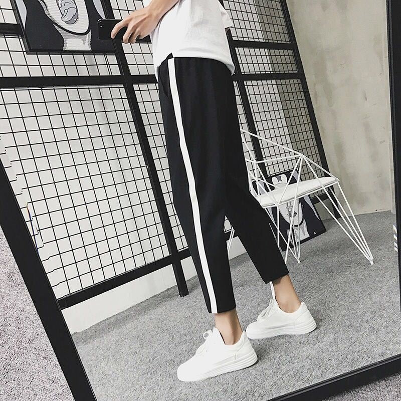 Breathable Stretchy Plus-Size Jogger With Drawstring Waist Mens Athletic Trousers Work Pants