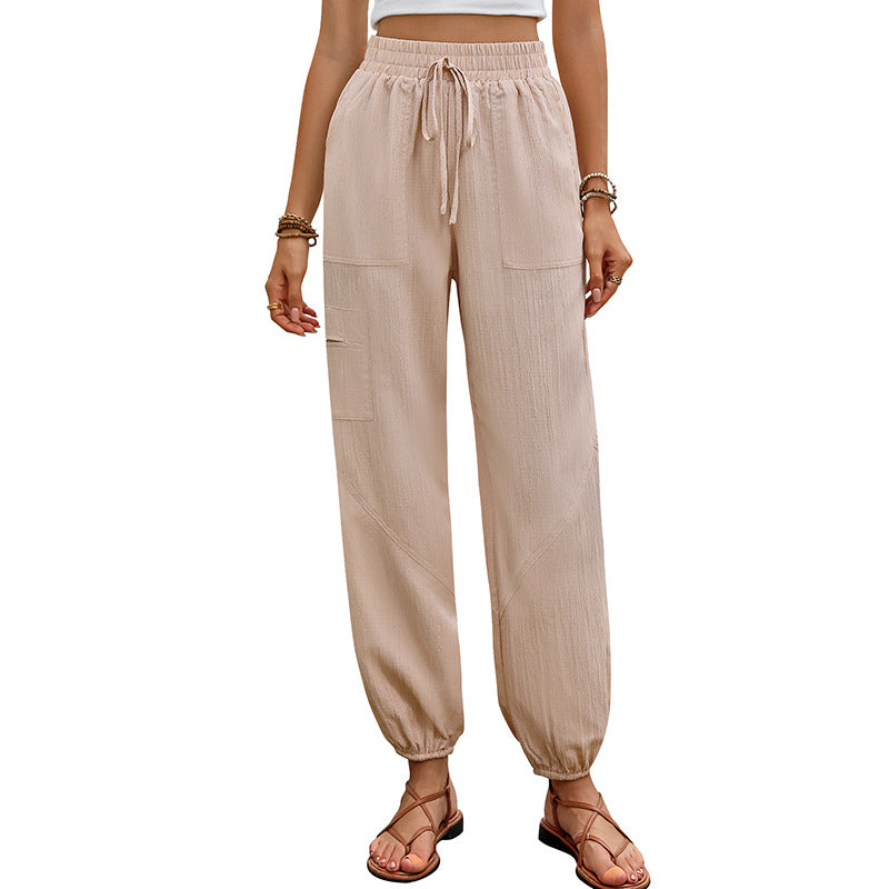 Women's Casual Ankle-Banded Trousers