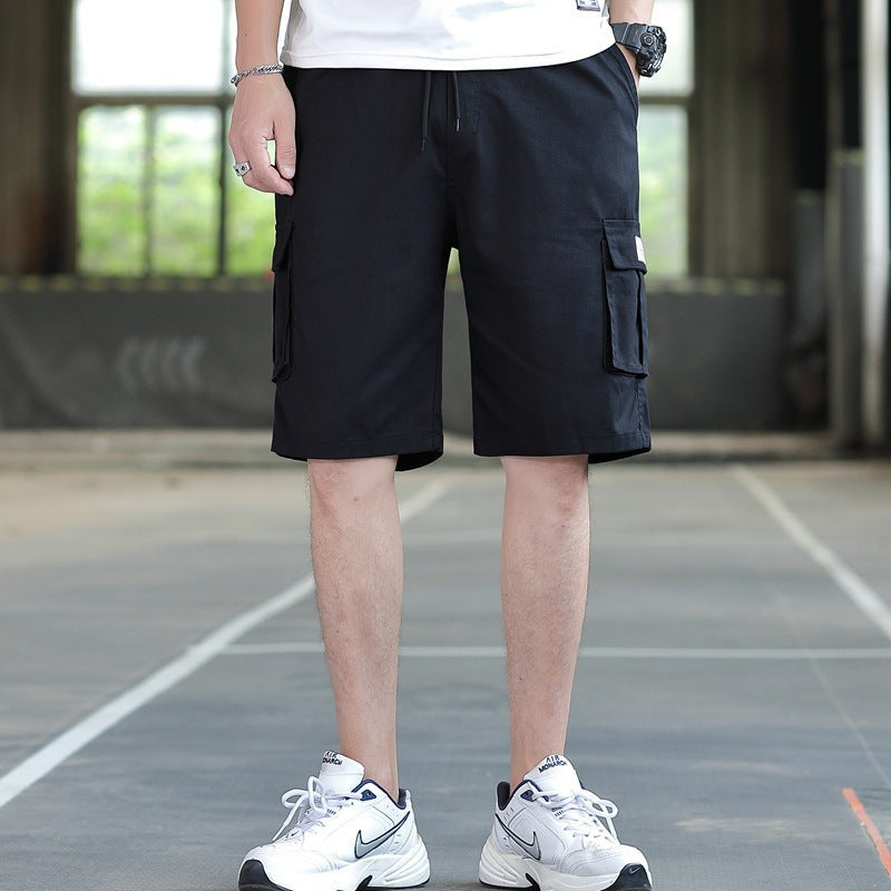 Loose Men's Sports Casual Working Pants Thin Fifth Pants