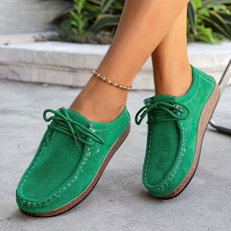 Autumn New Suede Comfortable Loafers For Women