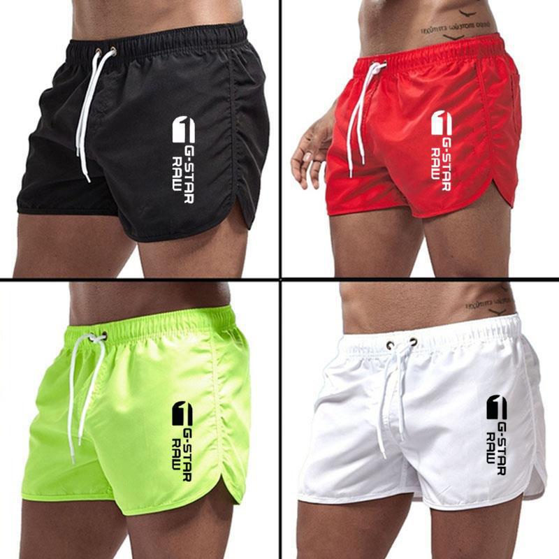 Men's Stylish Beach Shorts Polyester Multi-color Sports Men Short Shorts