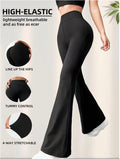 Women's High-waisted Tummy-control Flared Pants