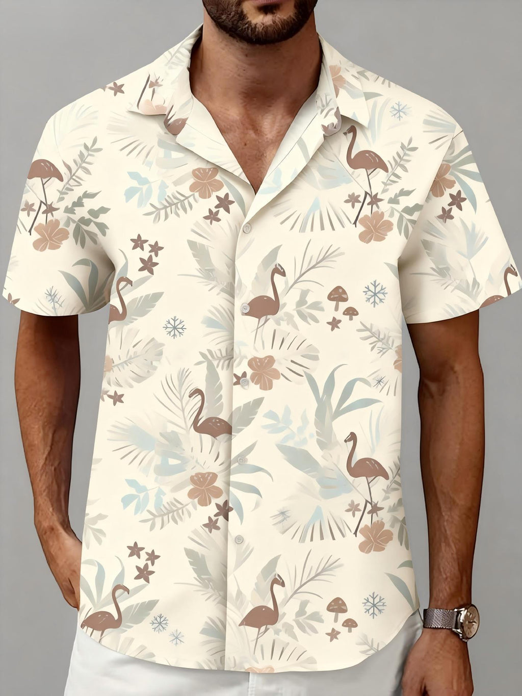 Men's Printed Casual Fashion Short-Sleeve