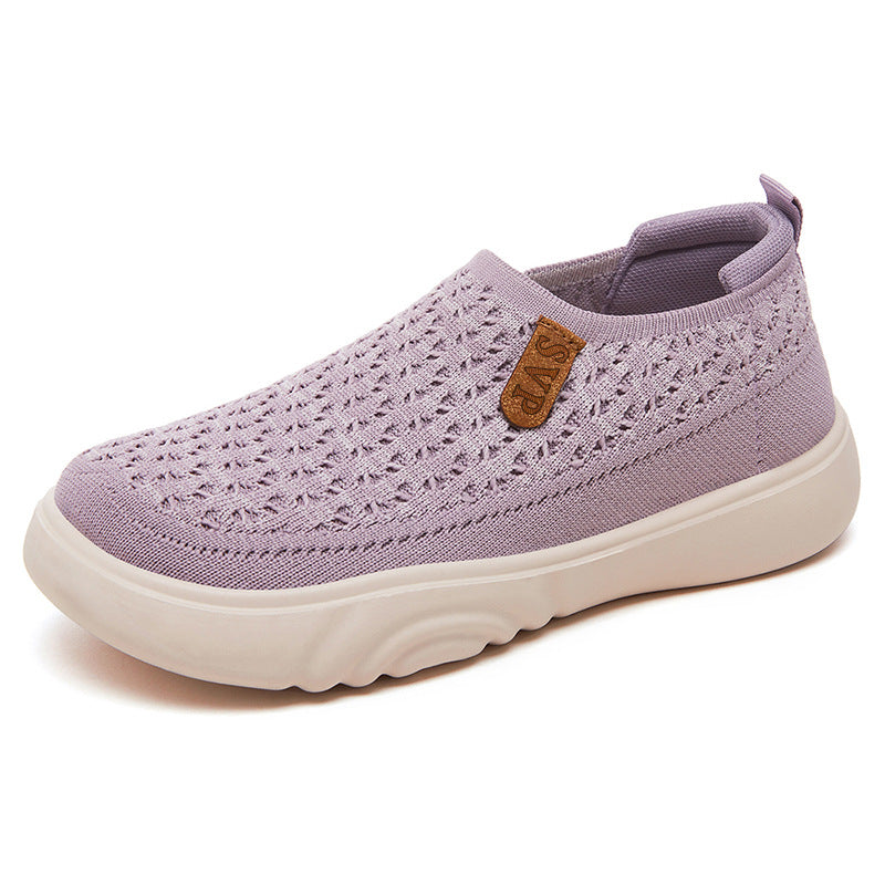 Versatile Spring Flyknit Breathable No-odor Casual Shoes