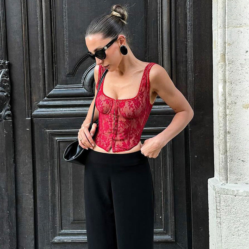 Women's Sexy Fashionable Lace Elegant Camisole