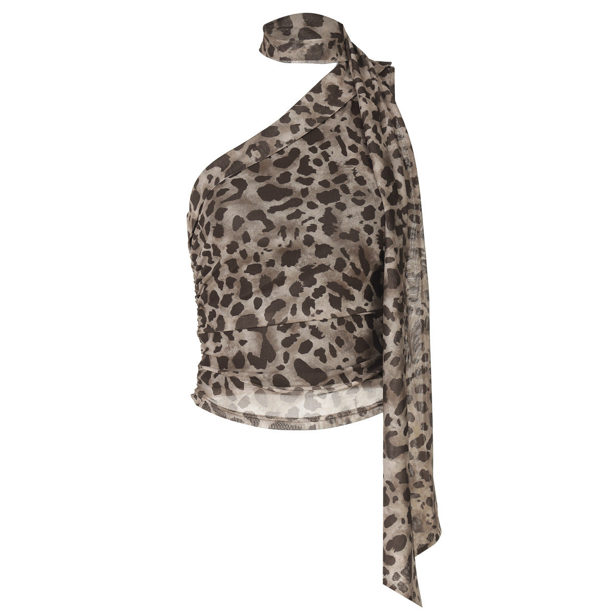 Women's Leopard Slim Fit Print Top
