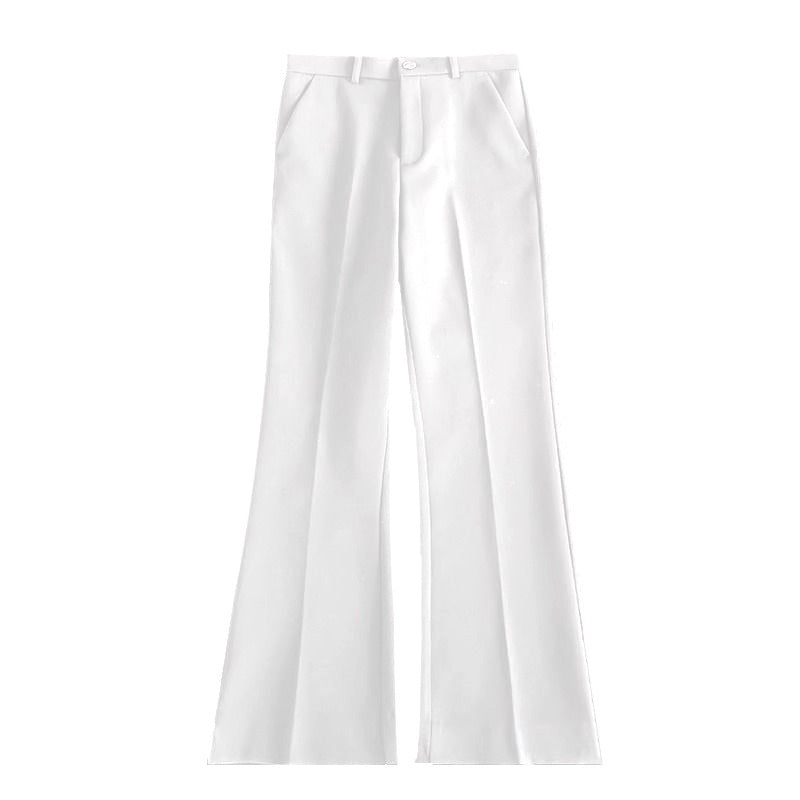 Mens Drapey Light Luxury Minimalist Casual Pants