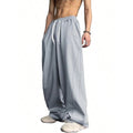 Loose High-street Designer-style Straight-leg Long Pants