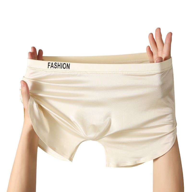 Leisure Versatile And Comfortable Satin Men's Ice Silk Underwear