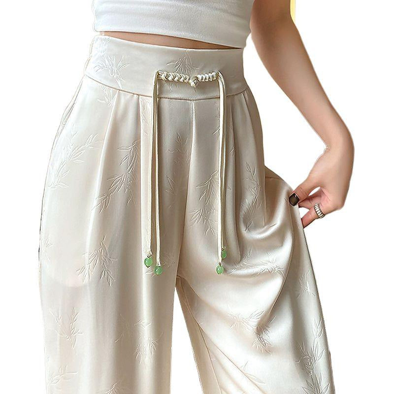 Summer Thin Jacquard Casual Pants