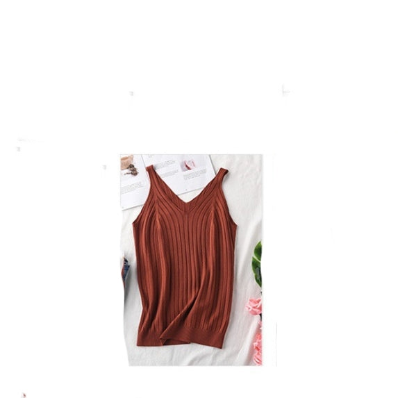 Polyester Knit Camisole Women's Top