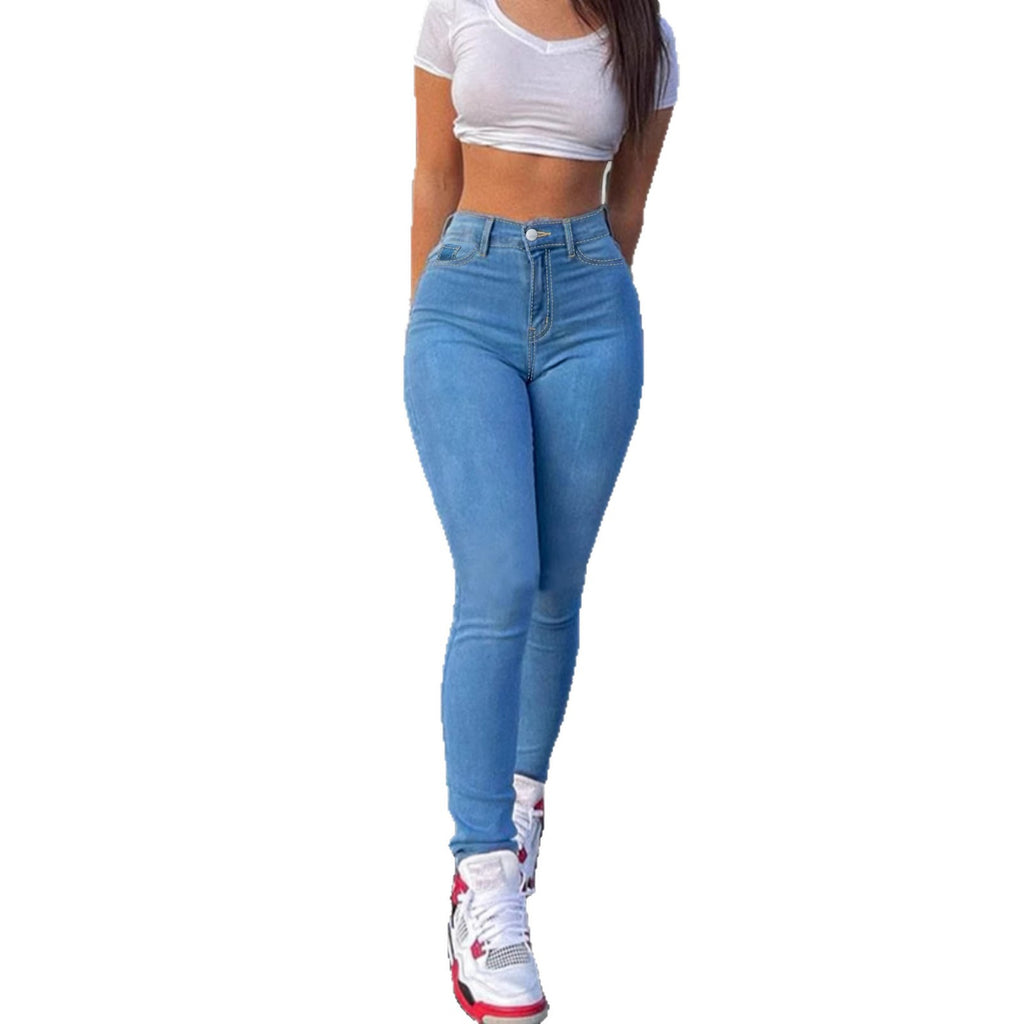 Women's Ankle High Stretchy Pencil Pants