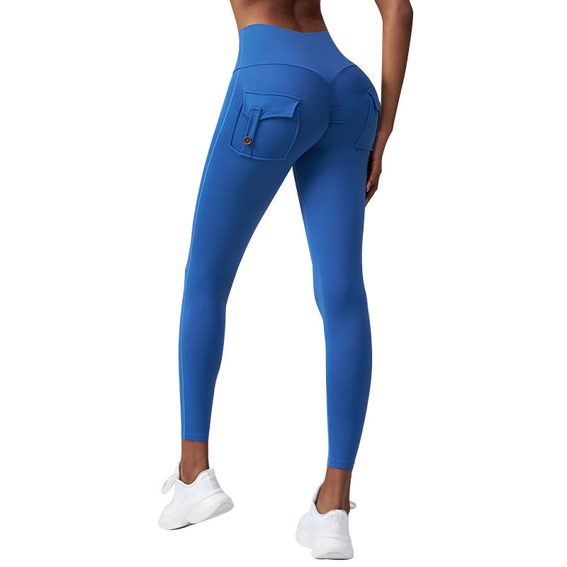 Yoga Pants Peach Butt Shaping Tummy-control Fitness Pants For Women