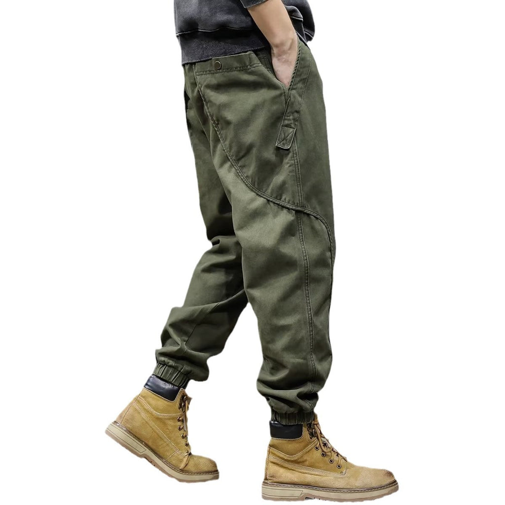 Mens Fleece-Lined Workwear Jogger Pants In Plus Sizes For A Relaxed