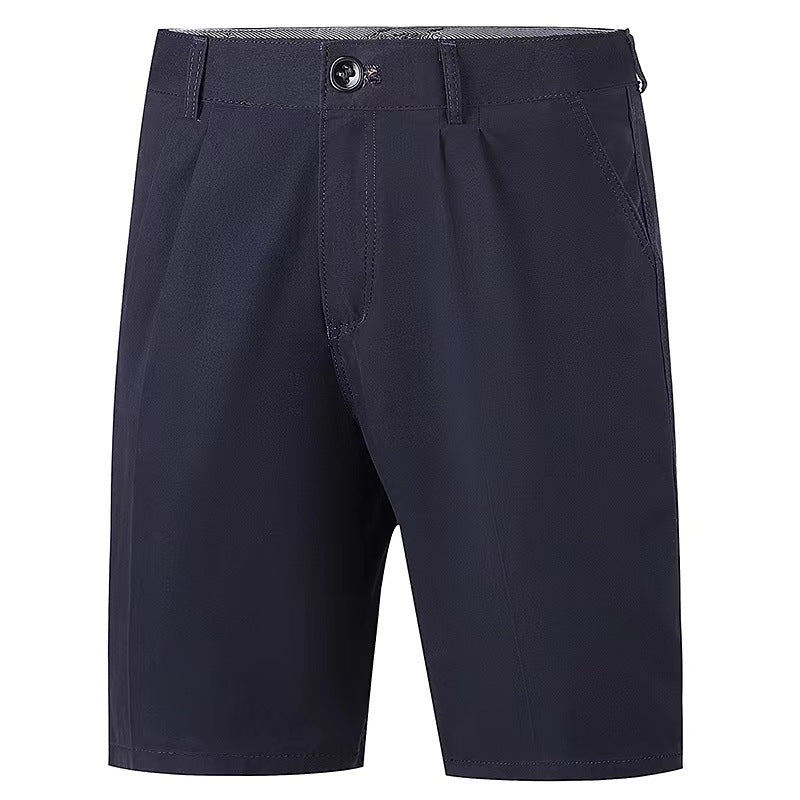 Summer Thin Cotton Loose Straight-Leg Suit Shorts For Men