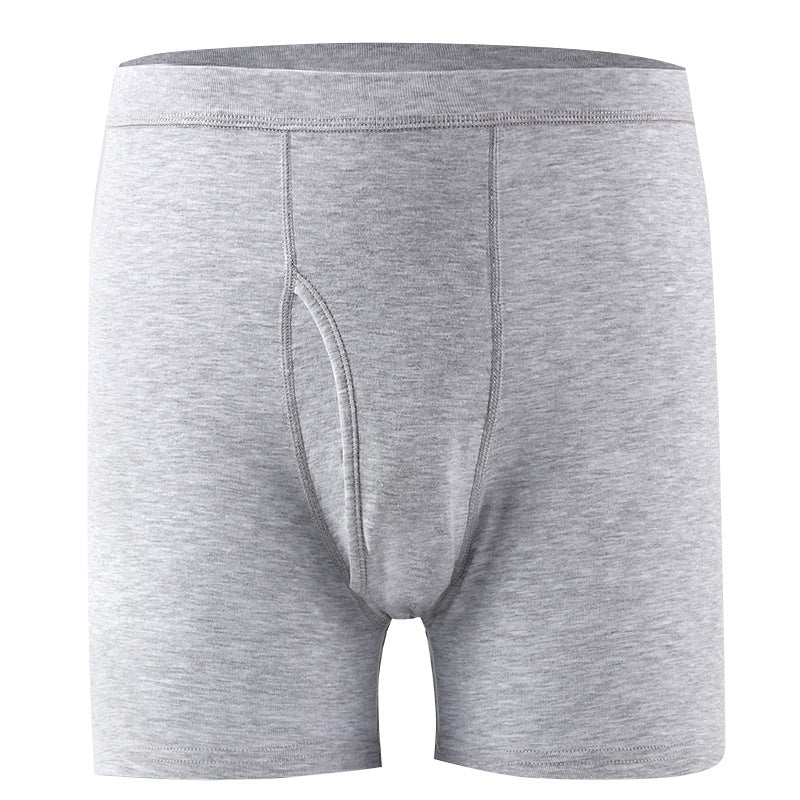 Men's Plus-Size Loose-Fit 100 Cotton Boxer Briefs