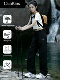 Outdoor Quick-Drying High-Waisted Slimming Drapey Wide-Leg Pants