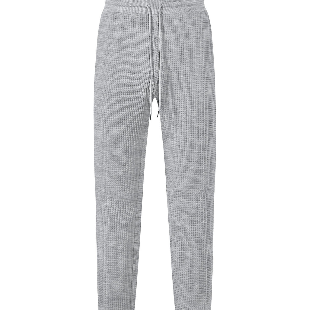 Men's Casual Loose Breathable Solid Color Drawstring Pants