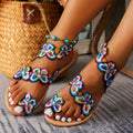 Women's Butterfly-Decorated Flat Sandals