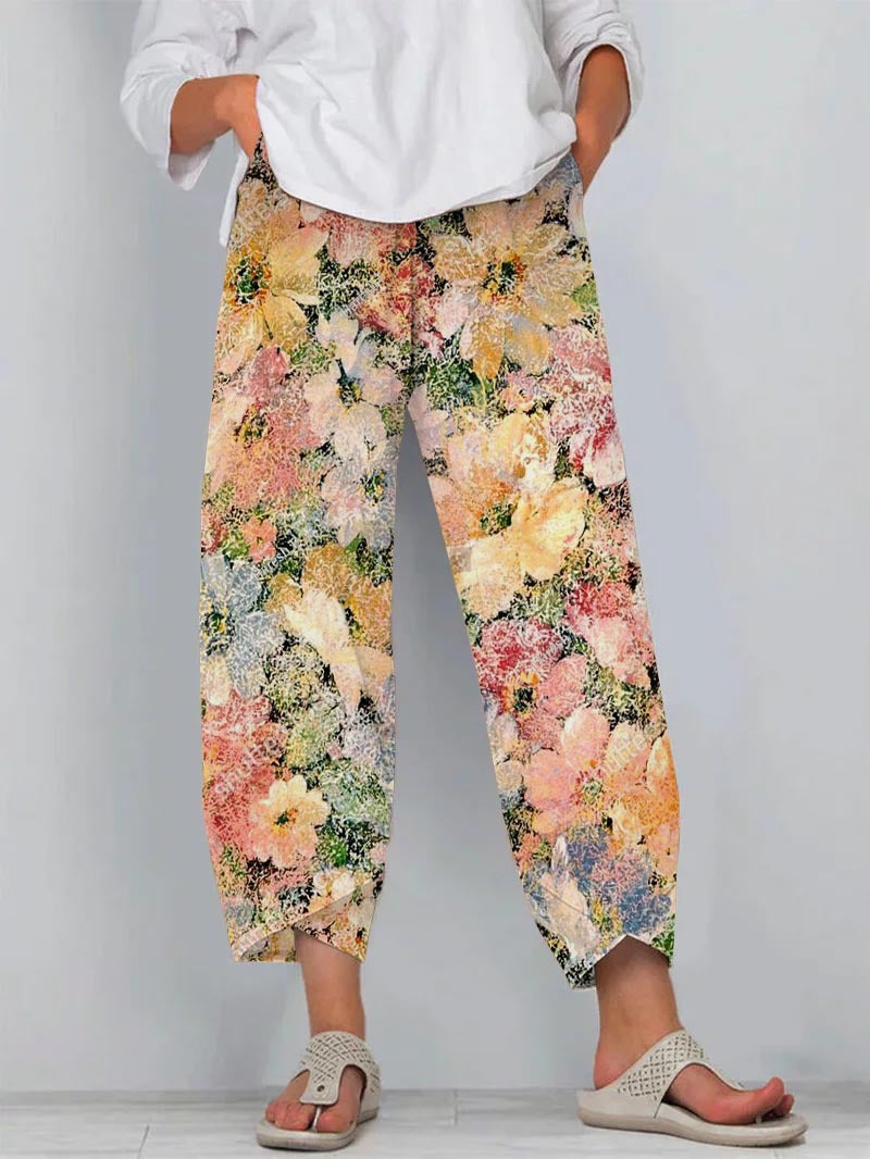 Women's Printed Fashionable Loose Pants
