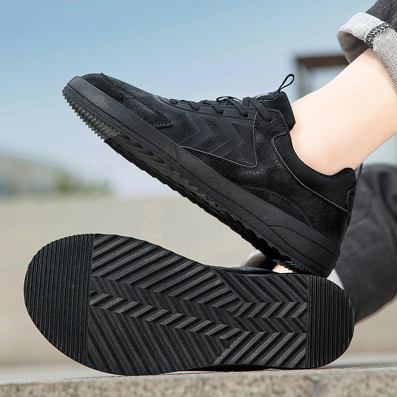 Wide-toe Athletic Extra-large Suede Barefoot Casual Shoes