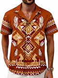 Men's Printed Casual Fashion Short-Sleeve