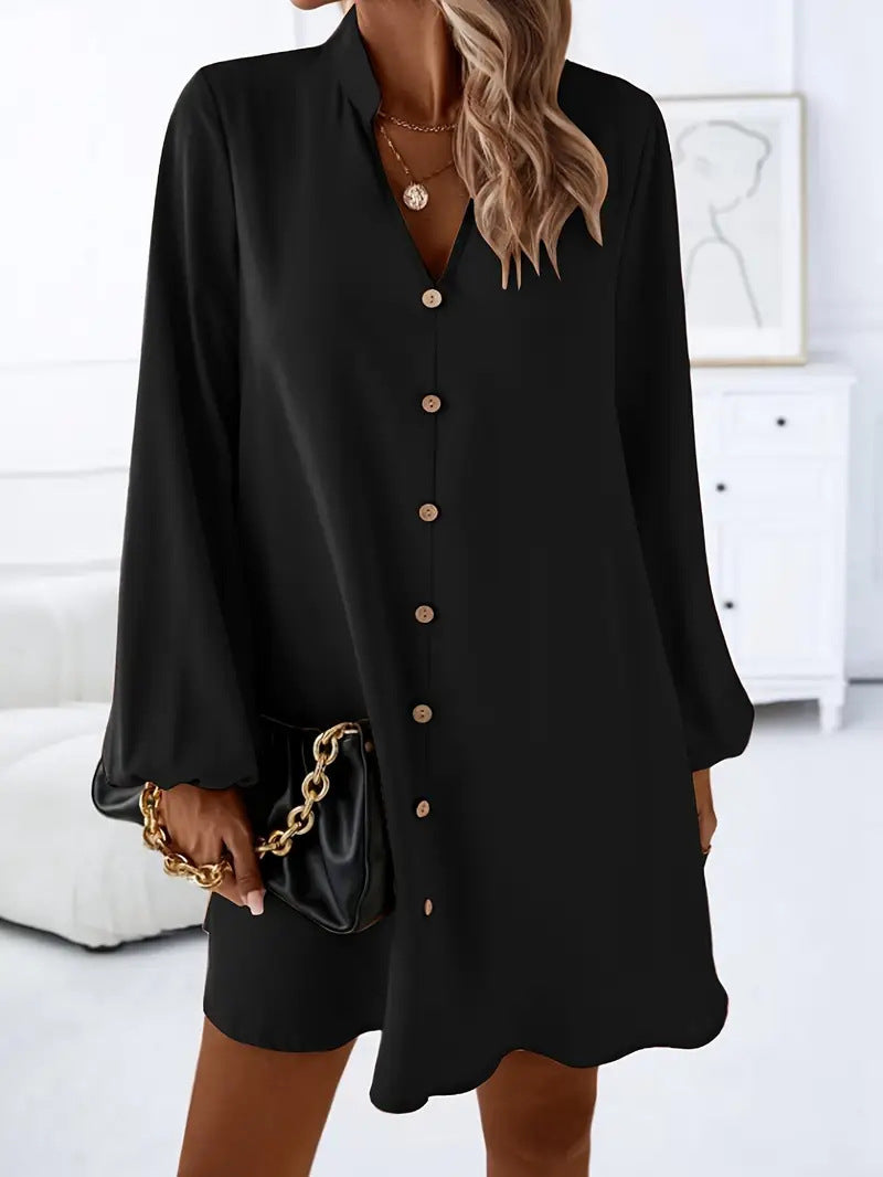 New European And American Long Sleeved Dresses