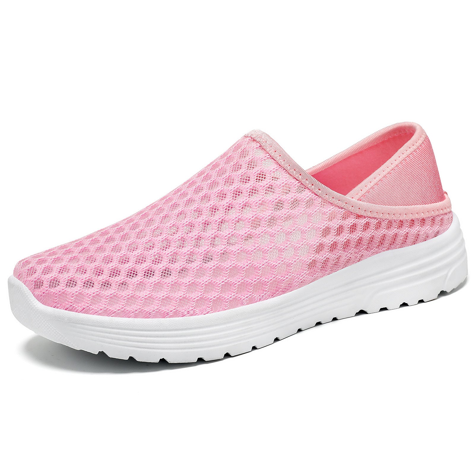Large Size Lightweight Breathable Mesh Hole Half Slippers