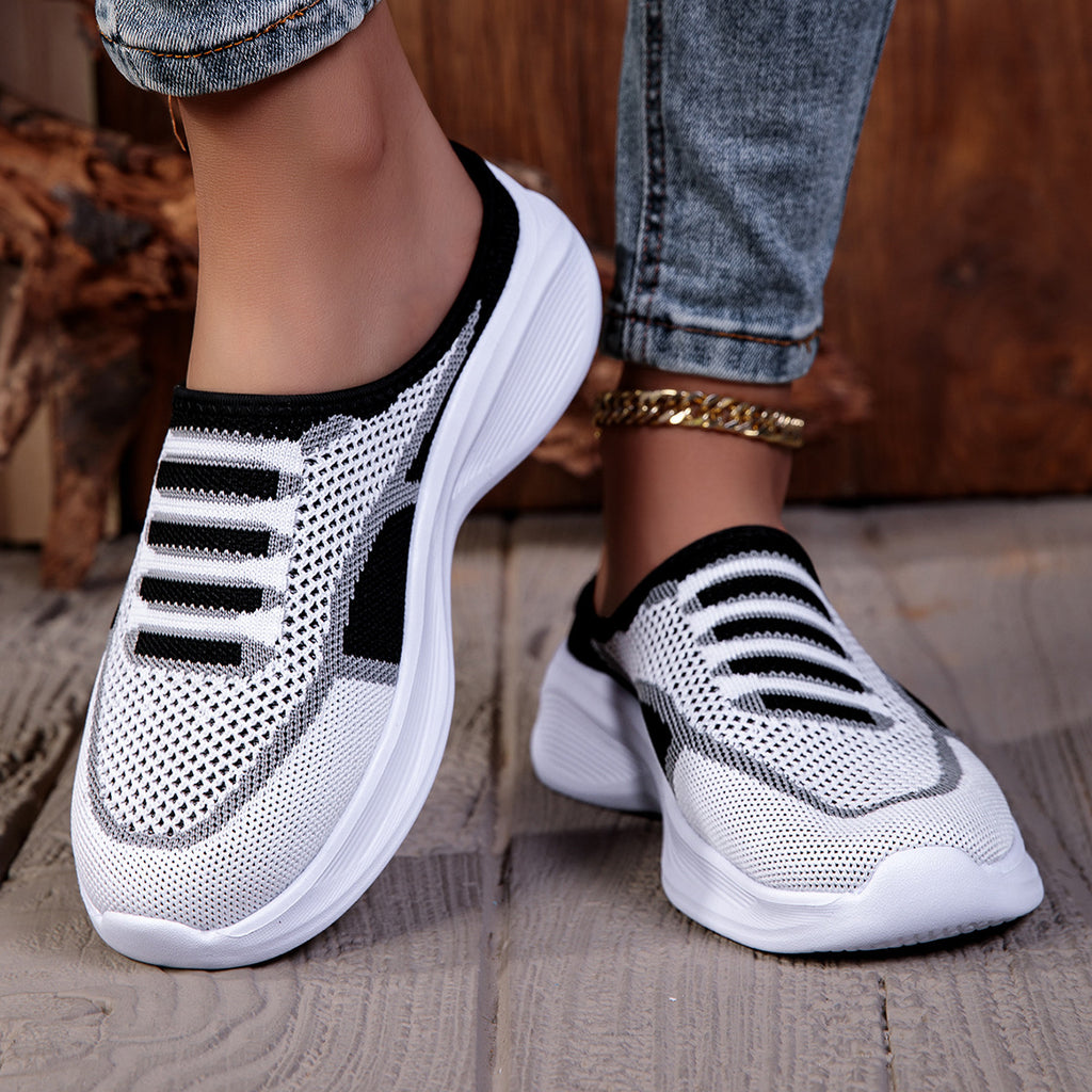 Flyknit Casual Slip-On Mesh Womens Shoes