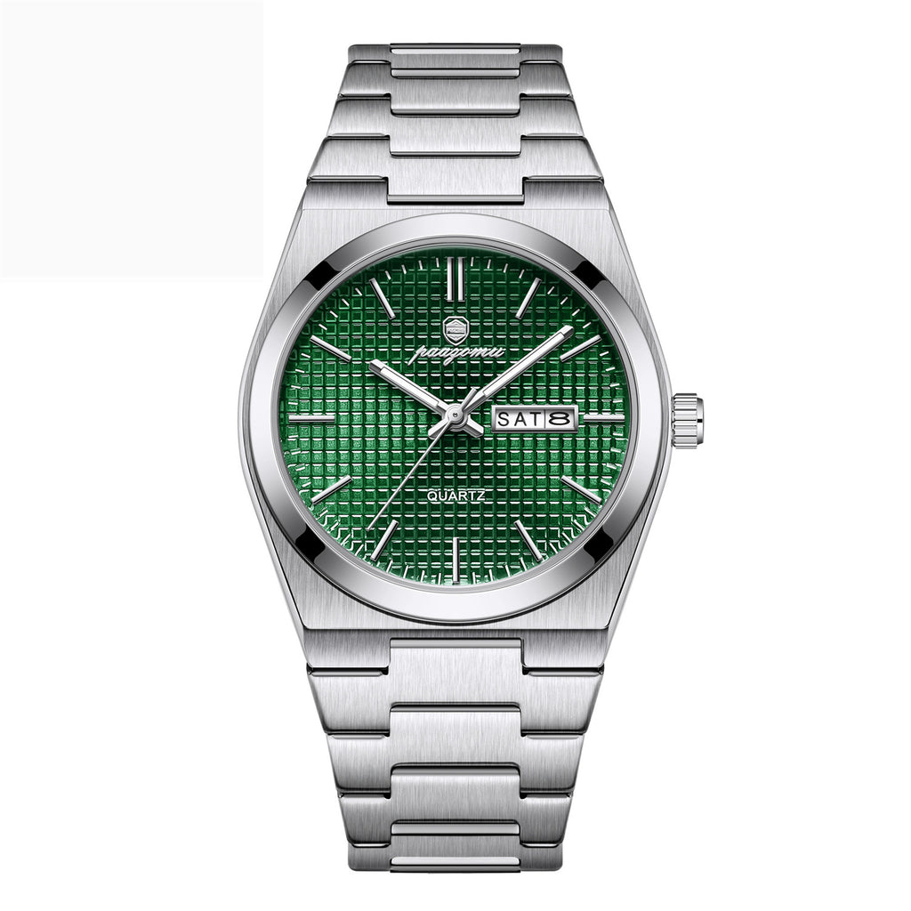 Luminous Quartz Waterproof Calendar Watch