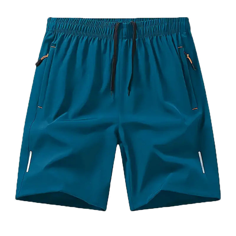 Ouma Summer Ice Silk Quick-drying Five-point Pants