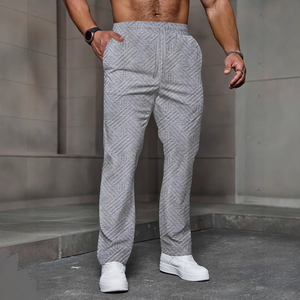 Men's Loose Twill High-grade Texture Trousers