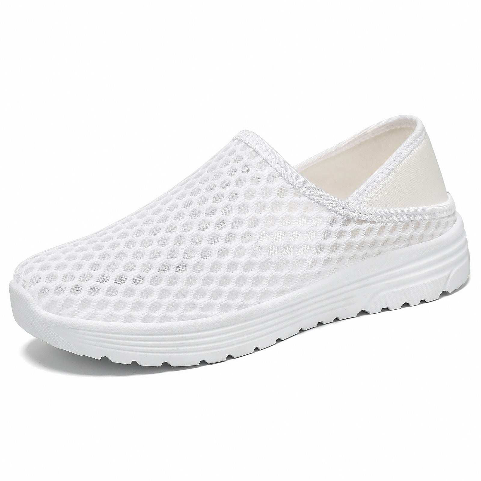 Large Size Lightweight Breathable Mesh Hole Half Slippers