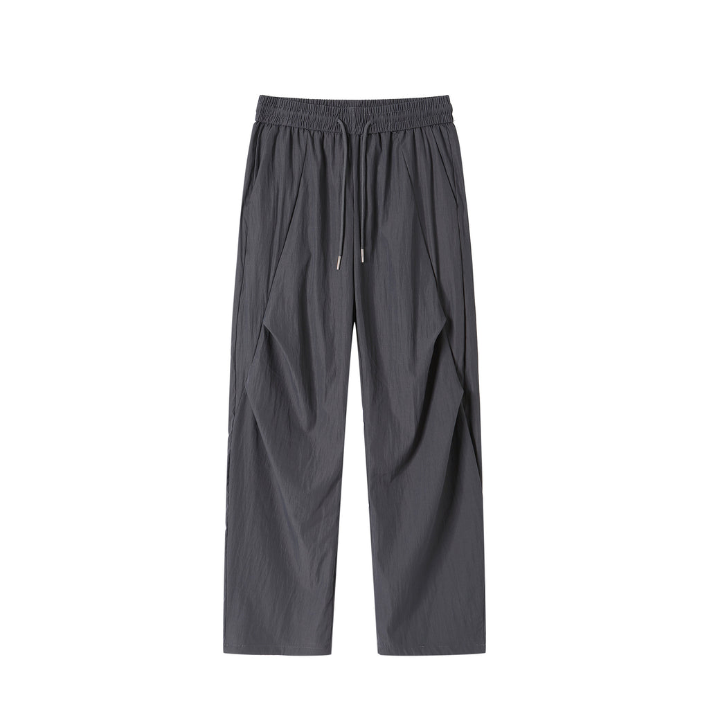 Design Draping Wide-leg Pants Straight-leg Casual Trousers