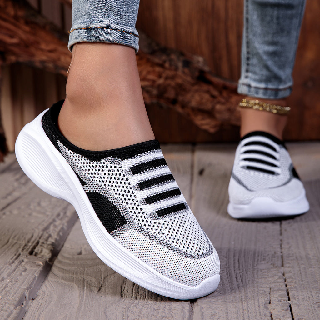 Flyknit Casual Slip-On Mesh Womens Shoes