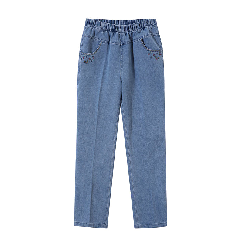 Women's Summer Thin Fashionable Casual Jeans