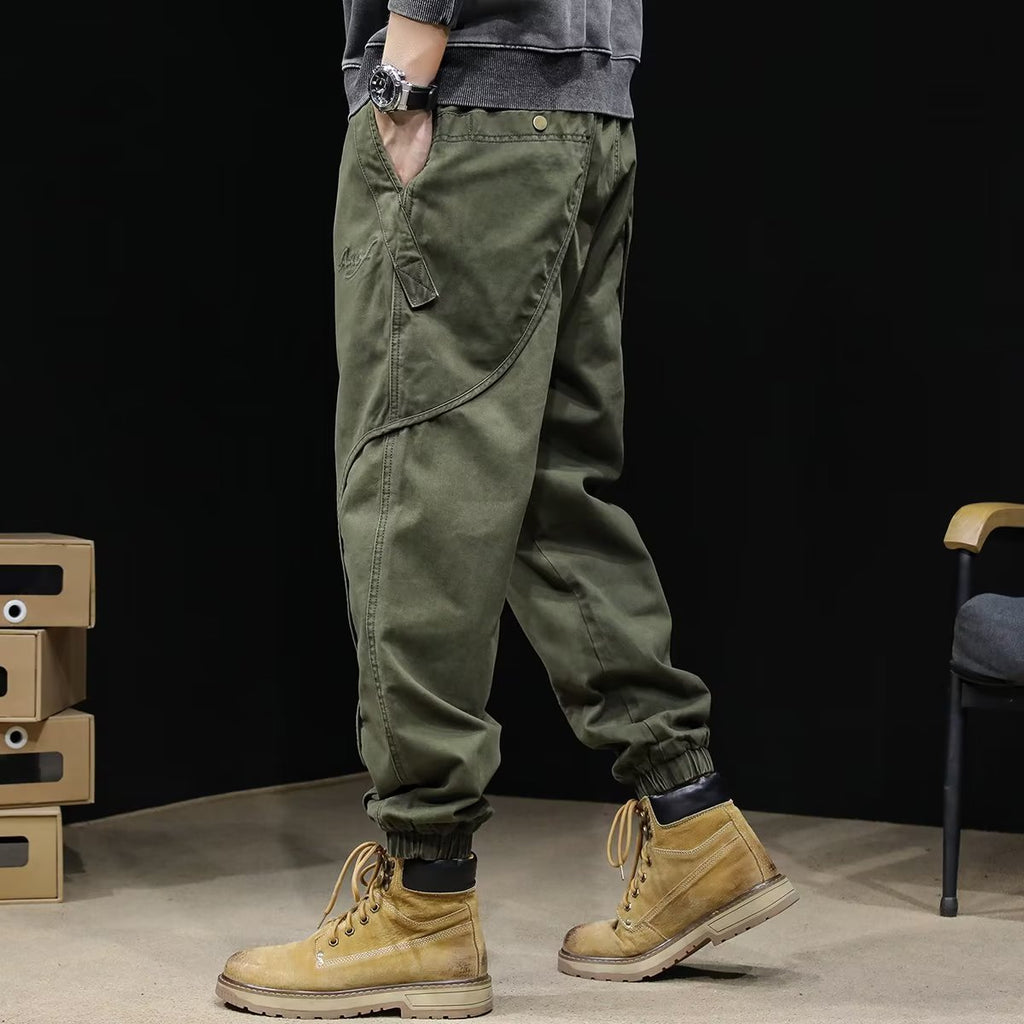 Mens Fleece-Lined Workwear Jogger Pants In Plus Sizes For A Relaxed